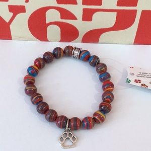 Chavez for Charity Dog Charm Bracelet, NWT